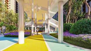 多彩户外休闲景观步道