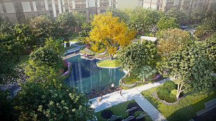 精致园林式小区景观