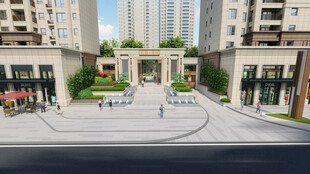 现代小区入口景观设计