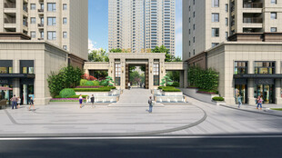 现代小区入口景观设计