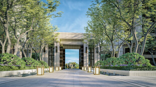 豪华社区入口景观