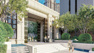 豪华小区入口景观