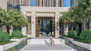 高端小区入口景观