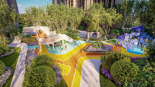 现代社区多彩景观设计