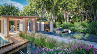 精致户外花园景观设计