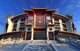 中式古建筑外观风貌