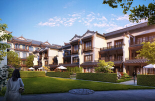 中式庭院建筑景观