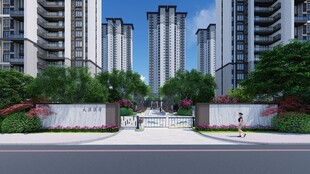 现代小区入口景观