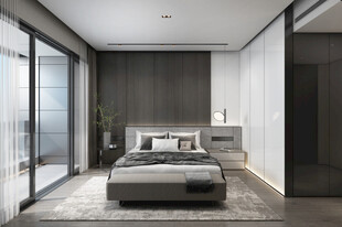 现代简约风格卧室空间