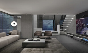 现代时尚客厅室内设计图