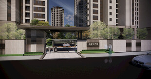 现代小区入口景观设计