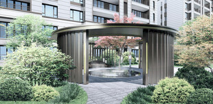 优雅小区入口景观