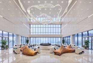 现代豪华大厅室内空间展示