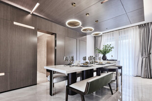 现代简约风餐厅室内设计