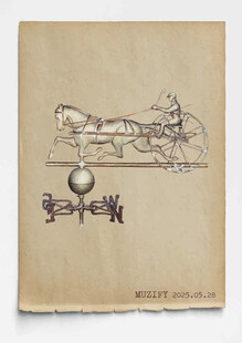 中世纪马车骑士风向标