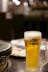 一杯醇香啤酒