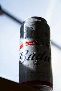 啤酒罐特写