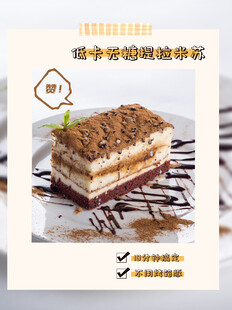 美味提拉米苏蛋糕展示