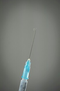 医用注射器特写