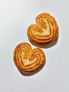 心形曲奇饼干特写