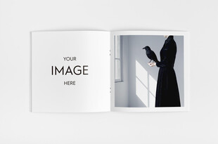 画册作品集设计样机素材