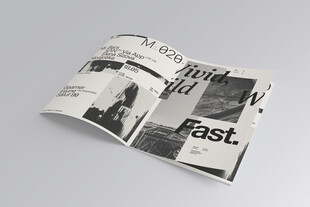 画册内页设计样机贴图素材