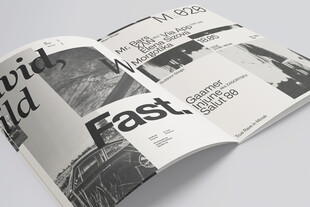 画册作品集内页设计排版样机素材