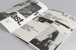 杂志内页排版设计样机素材