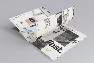 作品集内页展示样机智能贴图素材