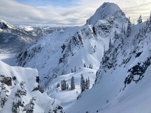 壮丽雪山美景