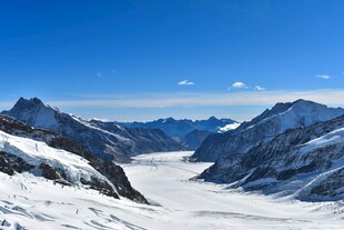 壮丽雪山冰川景观