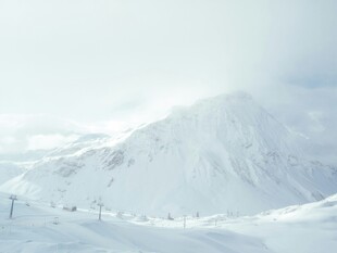 雪山雪景壮丽风光