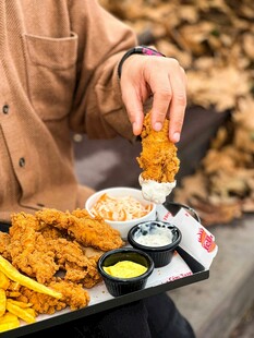 美味炸鸡诱人瞬间