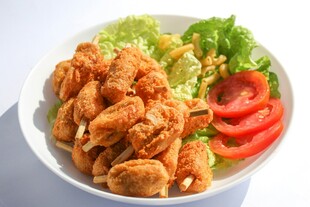 美味鸡肉蔬菜沙拉