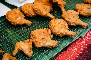 美味炸鸡翅诱人呈现