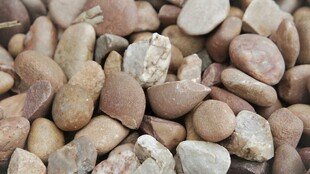 多彩小石子特写