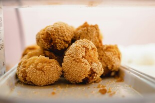 美味炸物堆叠