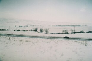 冬日雪景公路