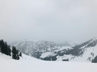 冬日雪山美景