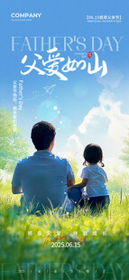 父亲节海报