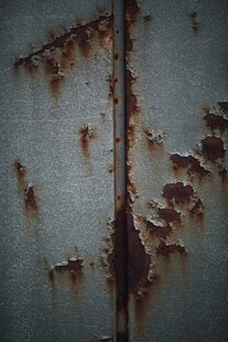 生锈的金属表面纹理