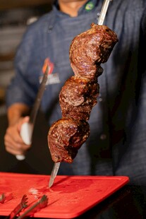 美味烤肉串诱人呈现