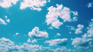 晴朗蓝天