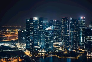 璀璨都市夜景