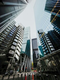 都市摩天大楼街景