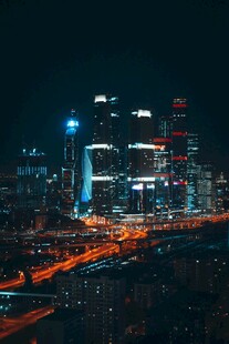 繁华都市夜景