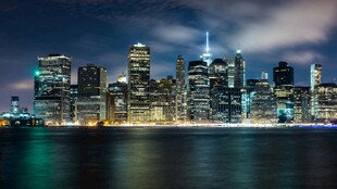 繁华都市夜景