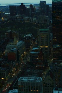 城市夜景俯瞰