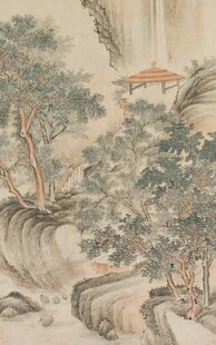 水墨山水间的静谧景致