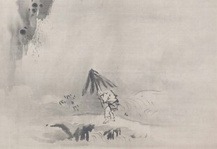 水墨山水间的静谧景致
